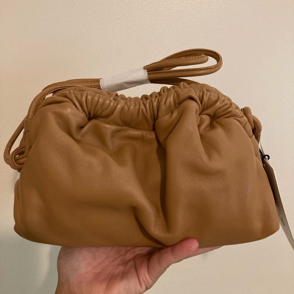 Mansur Gavriel Handbags - Mansur Gavriel Mini Cloud Clutch in Caramel NEW